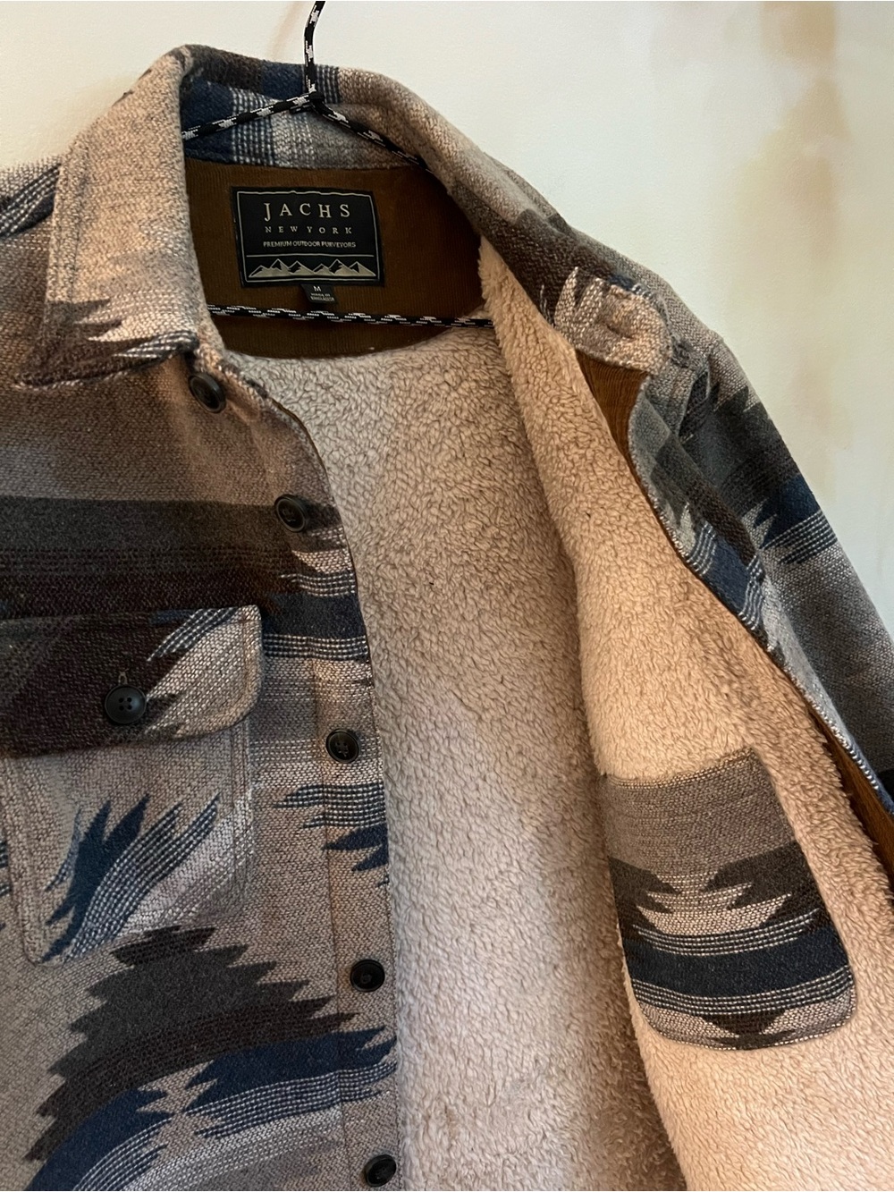 Men’s Wool Patterned Jacket - Picture 7 of 8